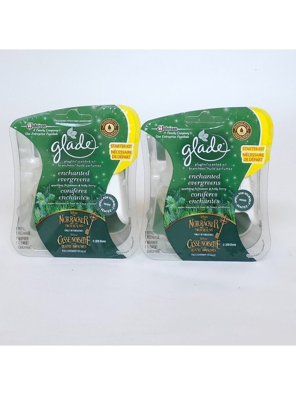 GLADE Plug-ins Scented Oil Nutcracker Enchanted Evergreens Sparkling Fir Balsam
